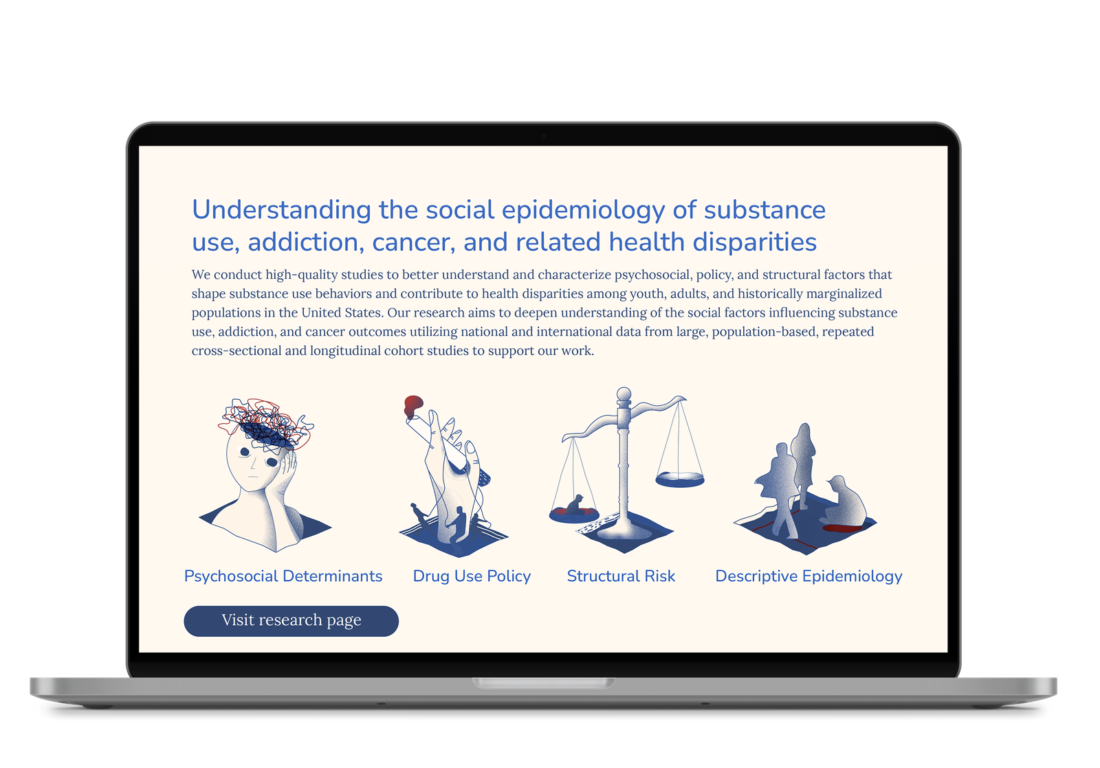 Mattingly Lab Website Computer Mockup