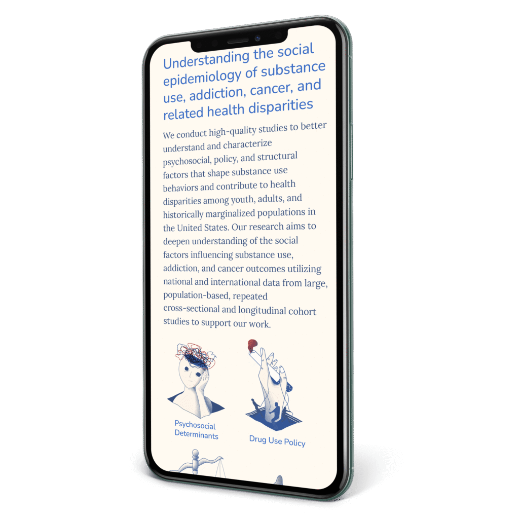 Mattingly Lab Website Mobile Mockup